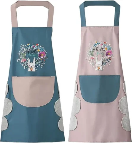 Poly Cotton Kitchen Pocket Apron - Image 3