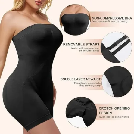 Nylon & Spandex Full Suit Shapewear - Image 3