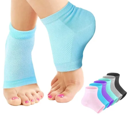 Half Gel Cotton Heel Socks - Image 3
